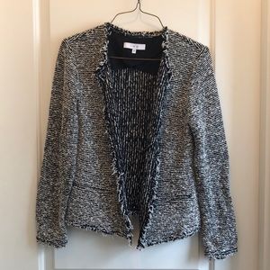 Casual black and white jacket